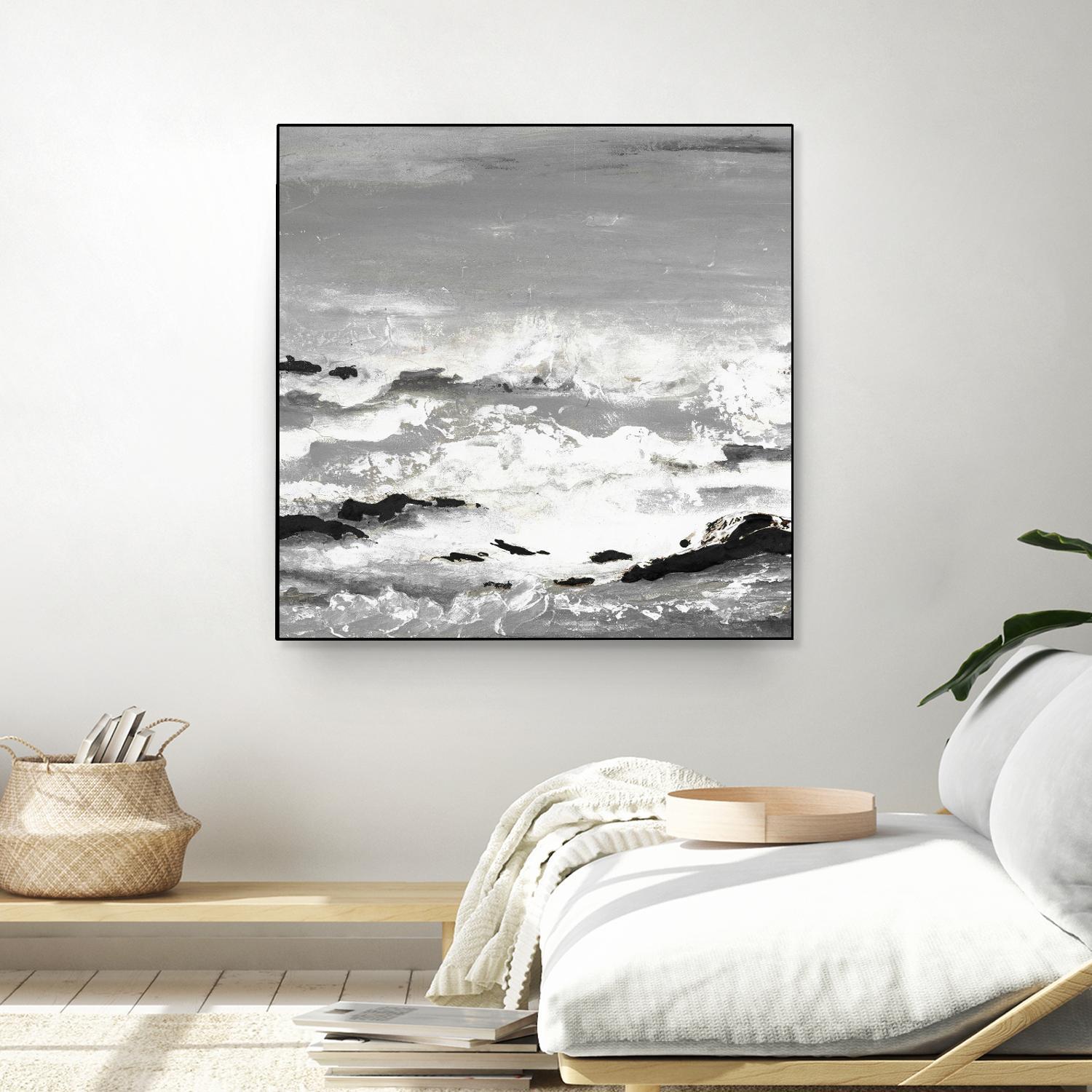 Rocks and Waves by Patricia Pinto on GIANT ART - coastal