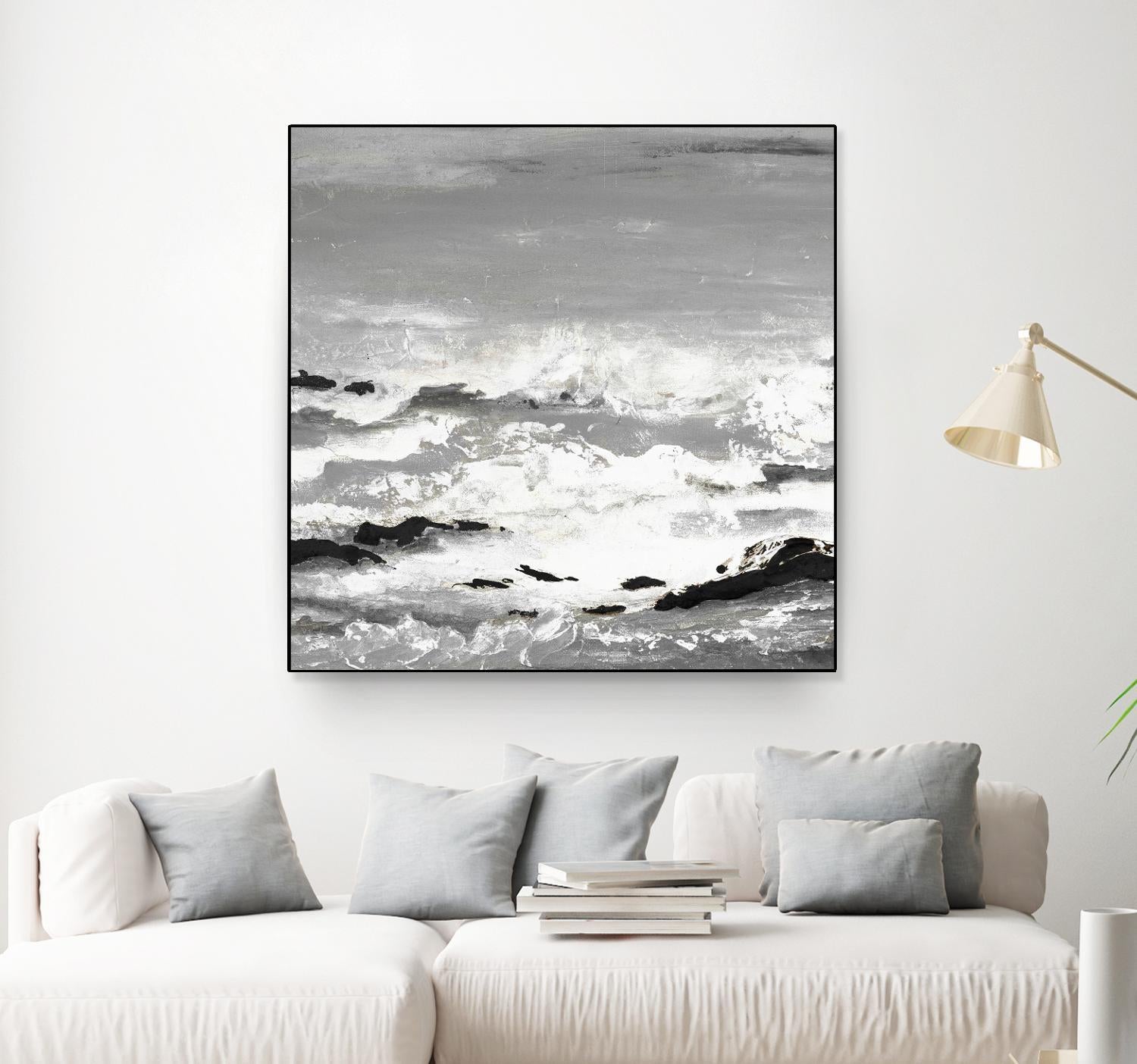 Rocks and Waves by Patricia Pinto on GIANT ART - coastal