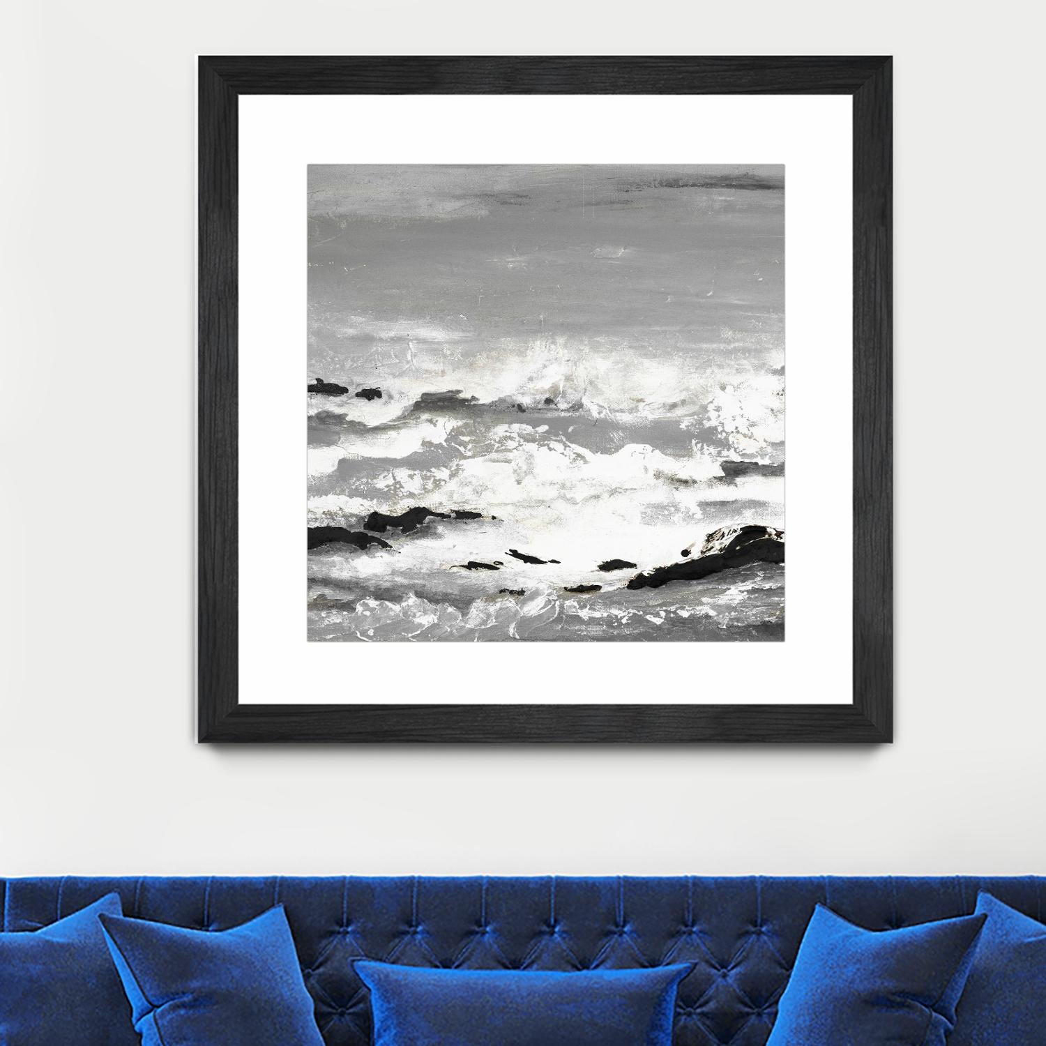 Rocks and Waves by Patricia Pinto on GIANT ART - coastal