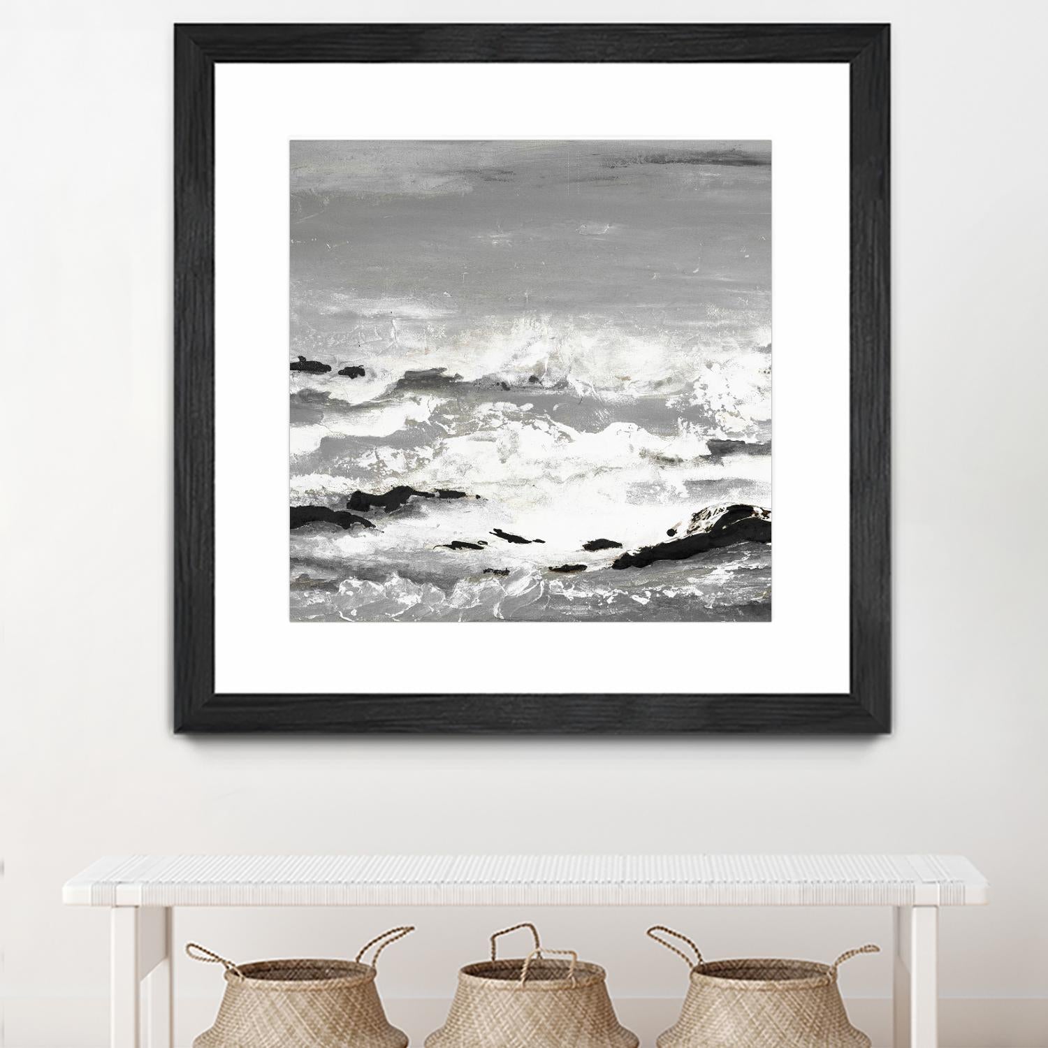 Rocks and Waves by Patricia Pinto on GIANT ART - coastal