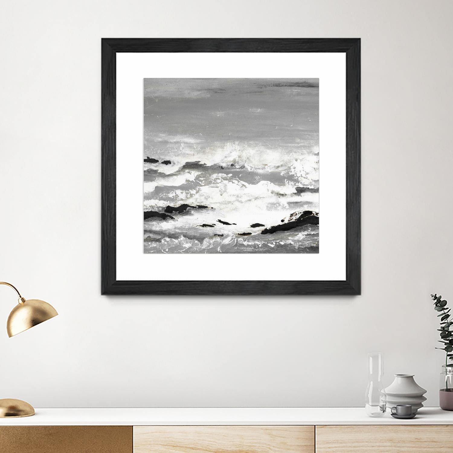 Rocks and Waves by Patricia Pinto on GIANT ART - coastal