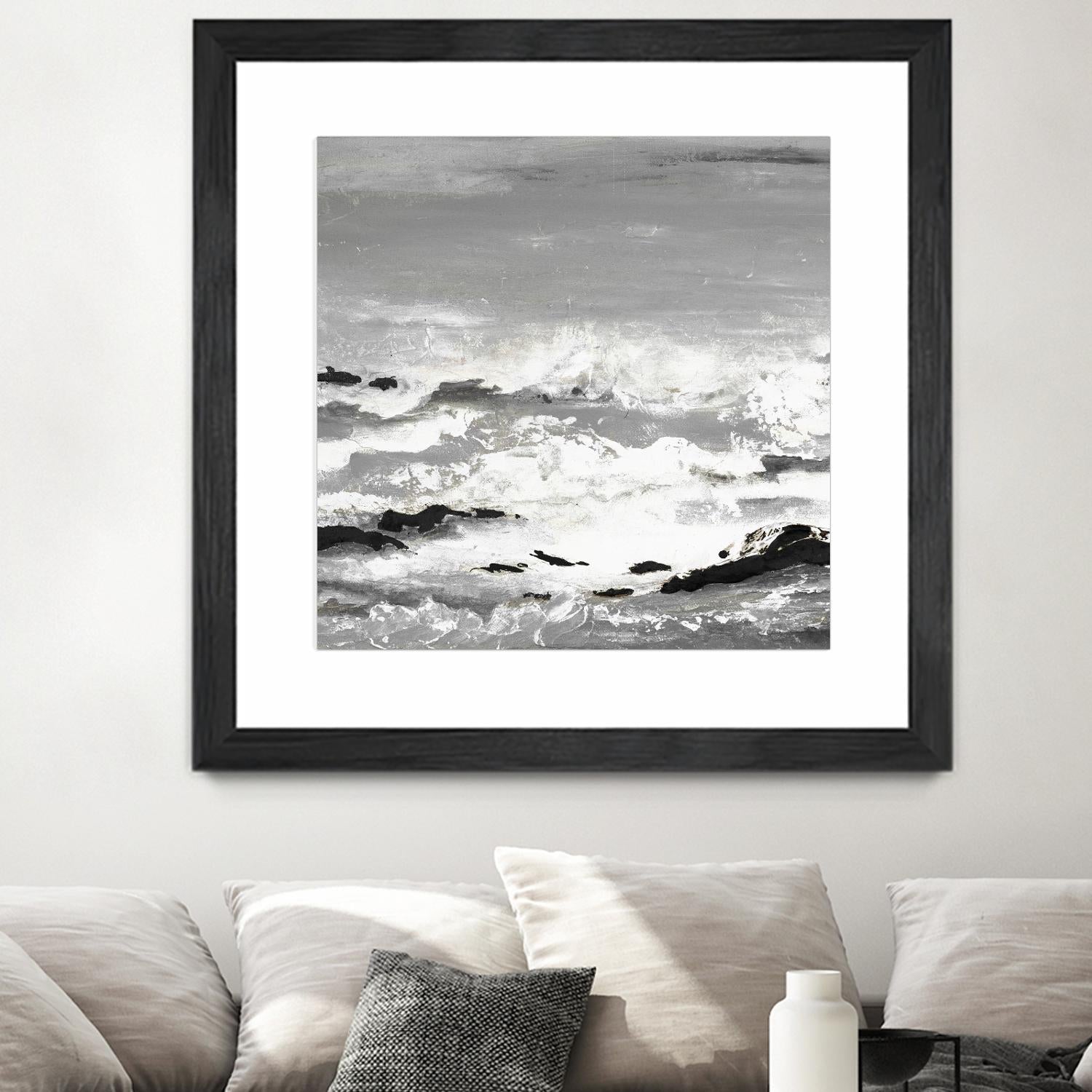 Rocks and Waves by Patricia Pinto on GIANT ART - coastal