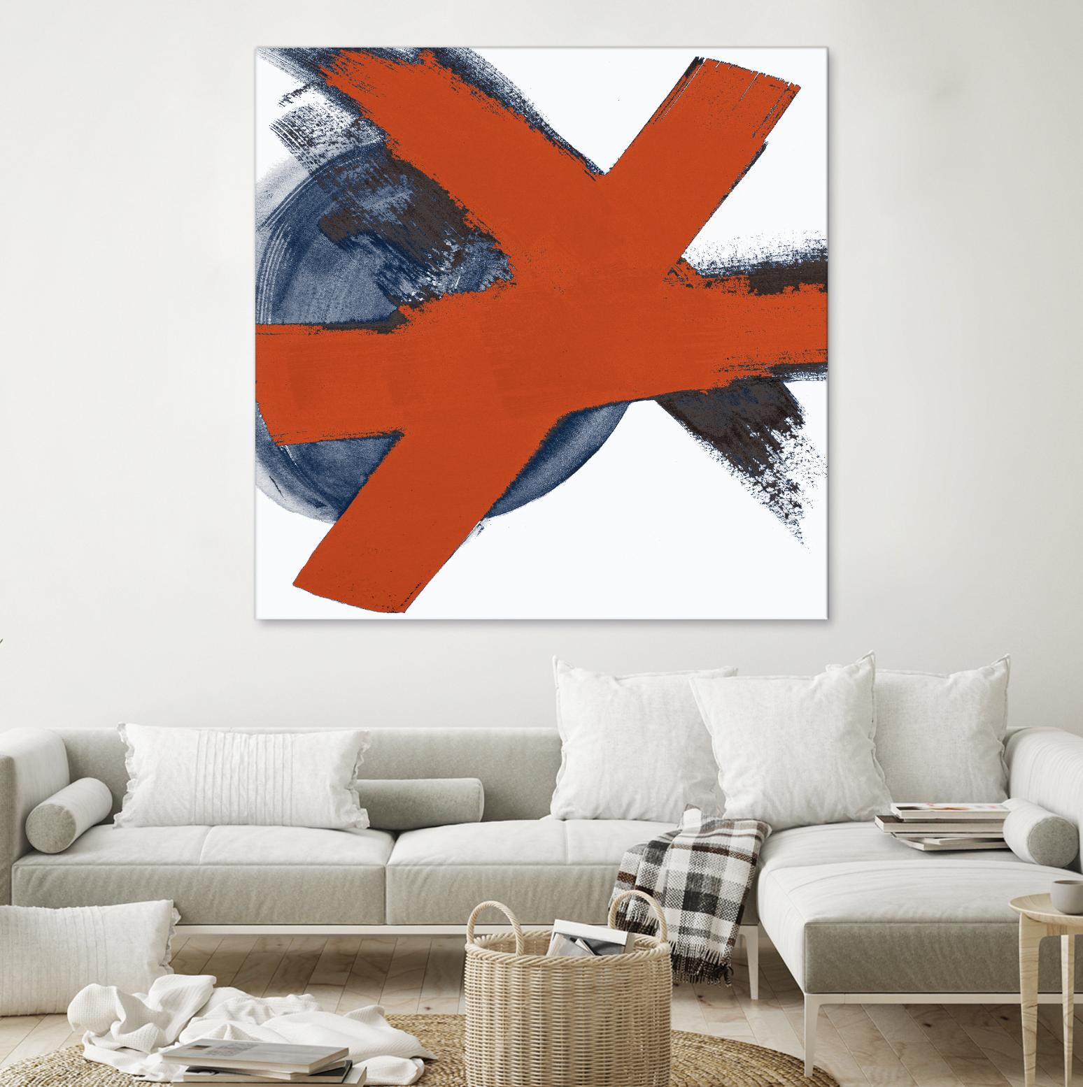 Red Moon Abstract I by Patricia Pinto on GIANT ART - multi abstract