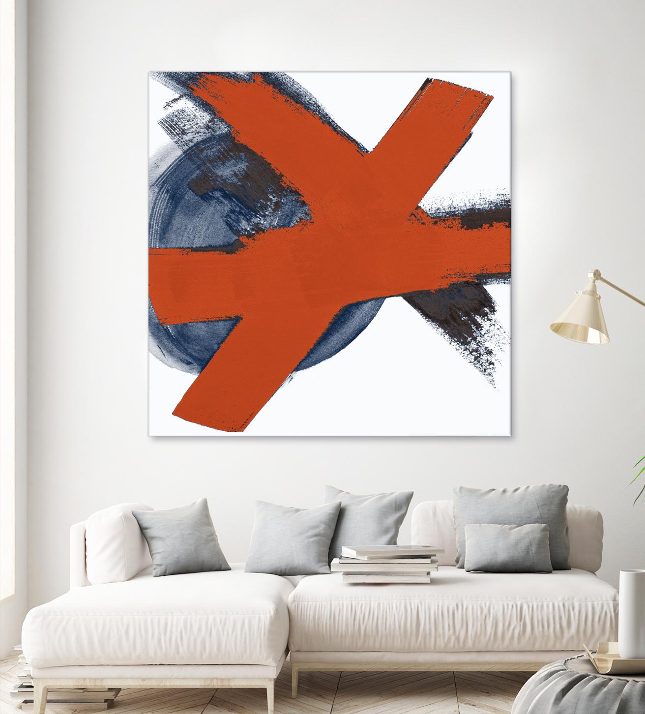 Red Moon Abstract I by Patricia Pinto on GIANT ART - multi abstract