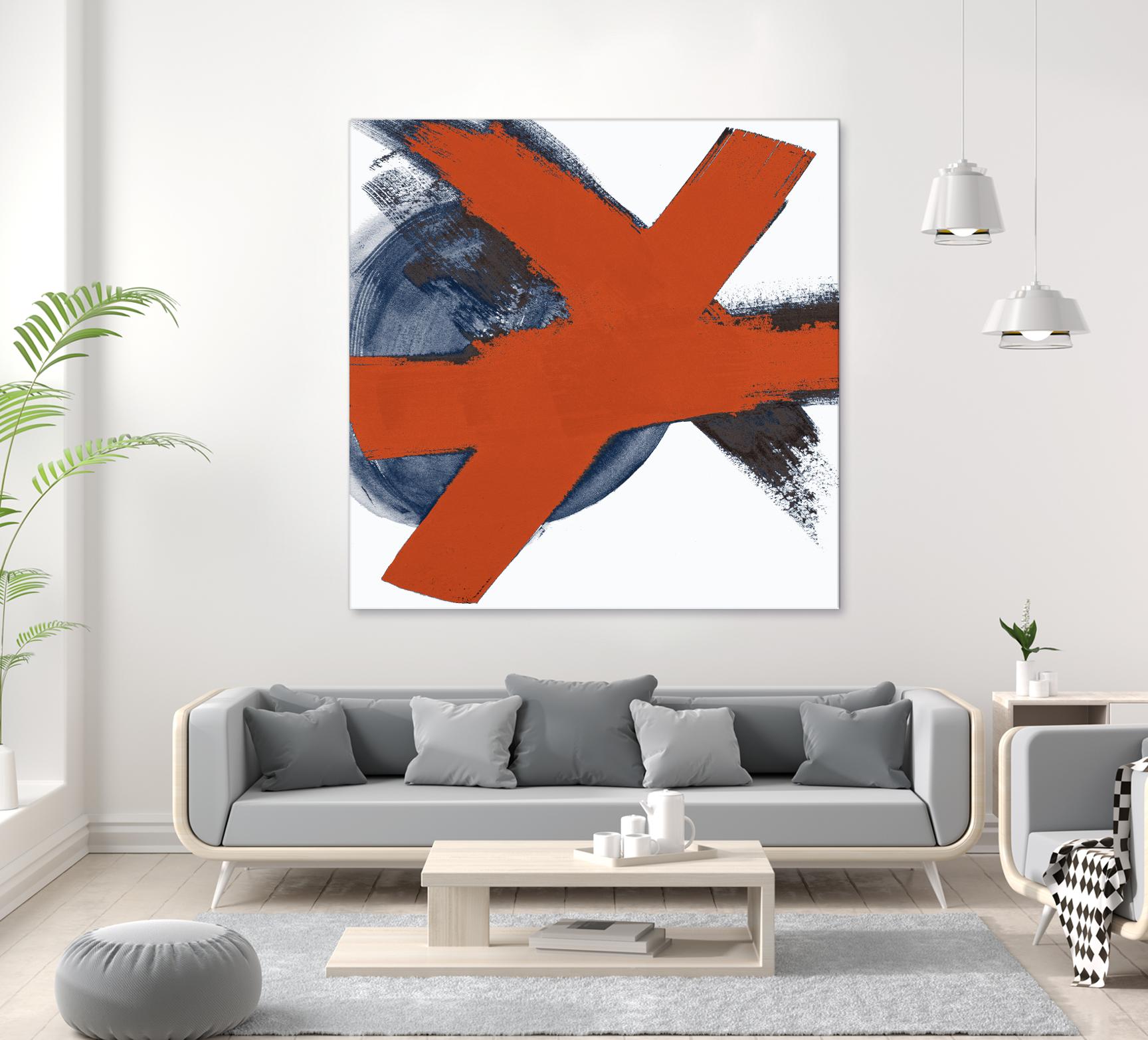 Red Moon Abstract I by Patricia Pinto on GIANT ART - multi abstract