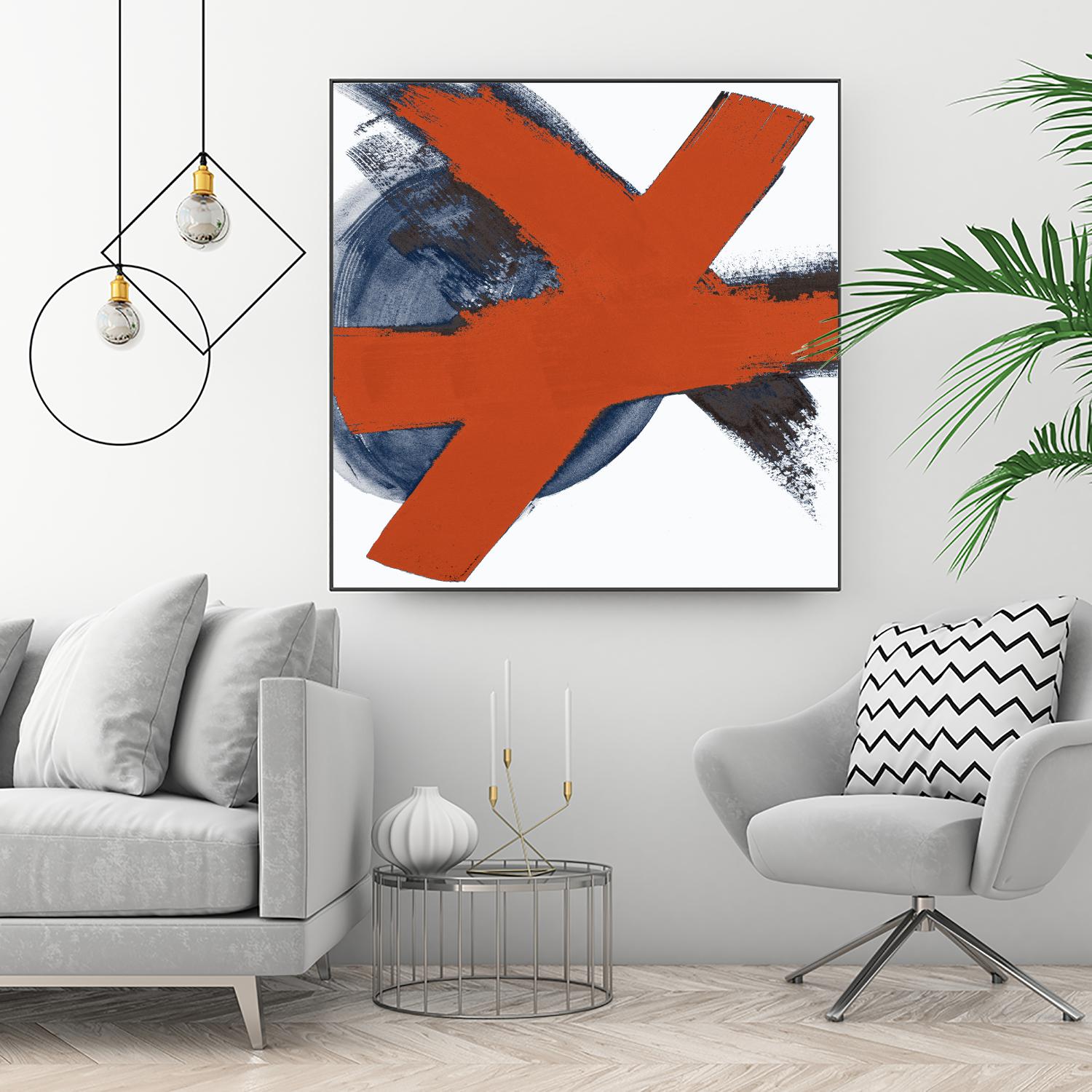 Red Moon Abstract I by Patricia Pinto on GIANT ART - multi abstract