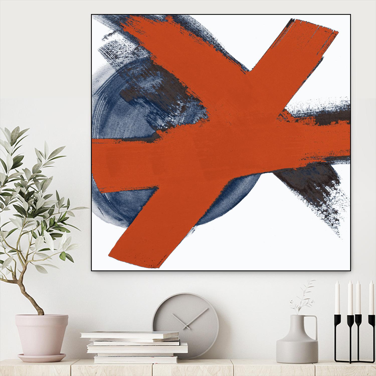 Red Moon Abstract I by Patricia Pinto on GIANT ART - multi abstract