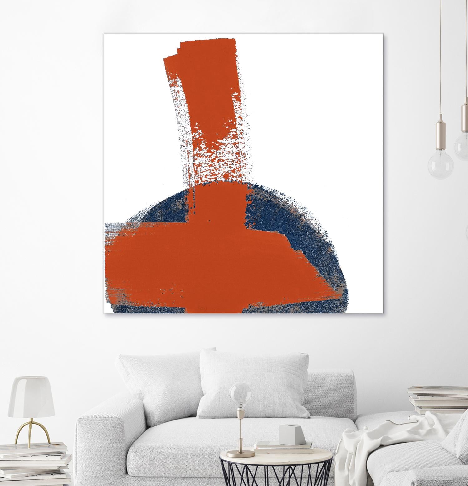 Red Moon Abstract II by Patricia Pinto on GIANT ART - red abstract