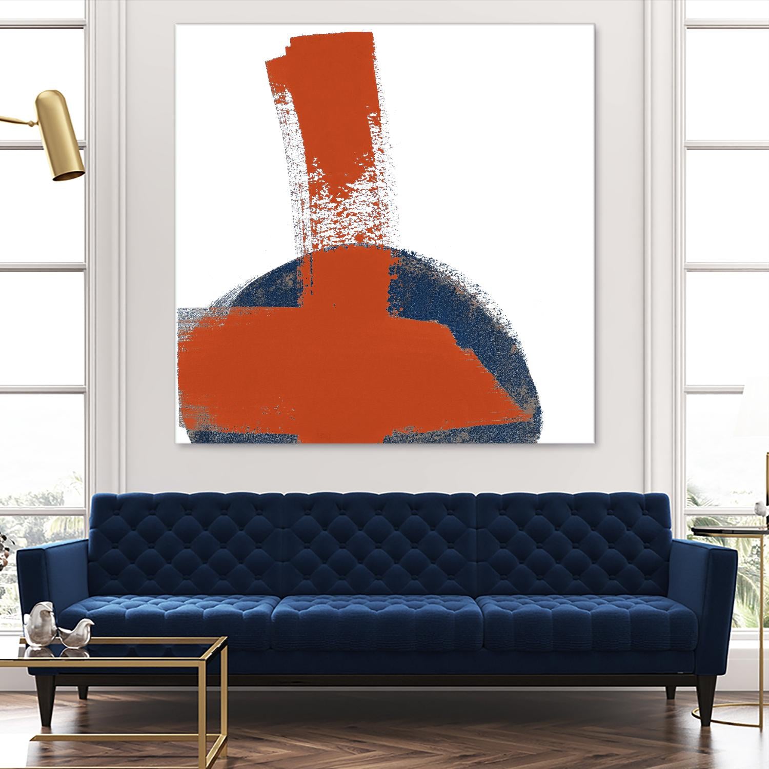 Red Moon Abstract II by Patricia Pinto on GIANT ART - red abstract