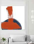 Red Moon Abstract II by Patricia Pinto on GIANT ART - red abstract