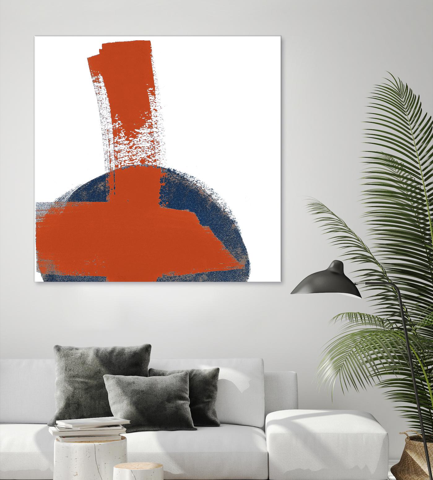 Red Moon Abstract II by Patricia Pinto on GIANT ART - red abstract