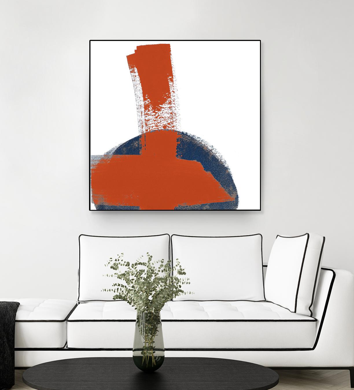 Red Moon Abstract II by Patricia Pinto on GIANT ART - red abstract