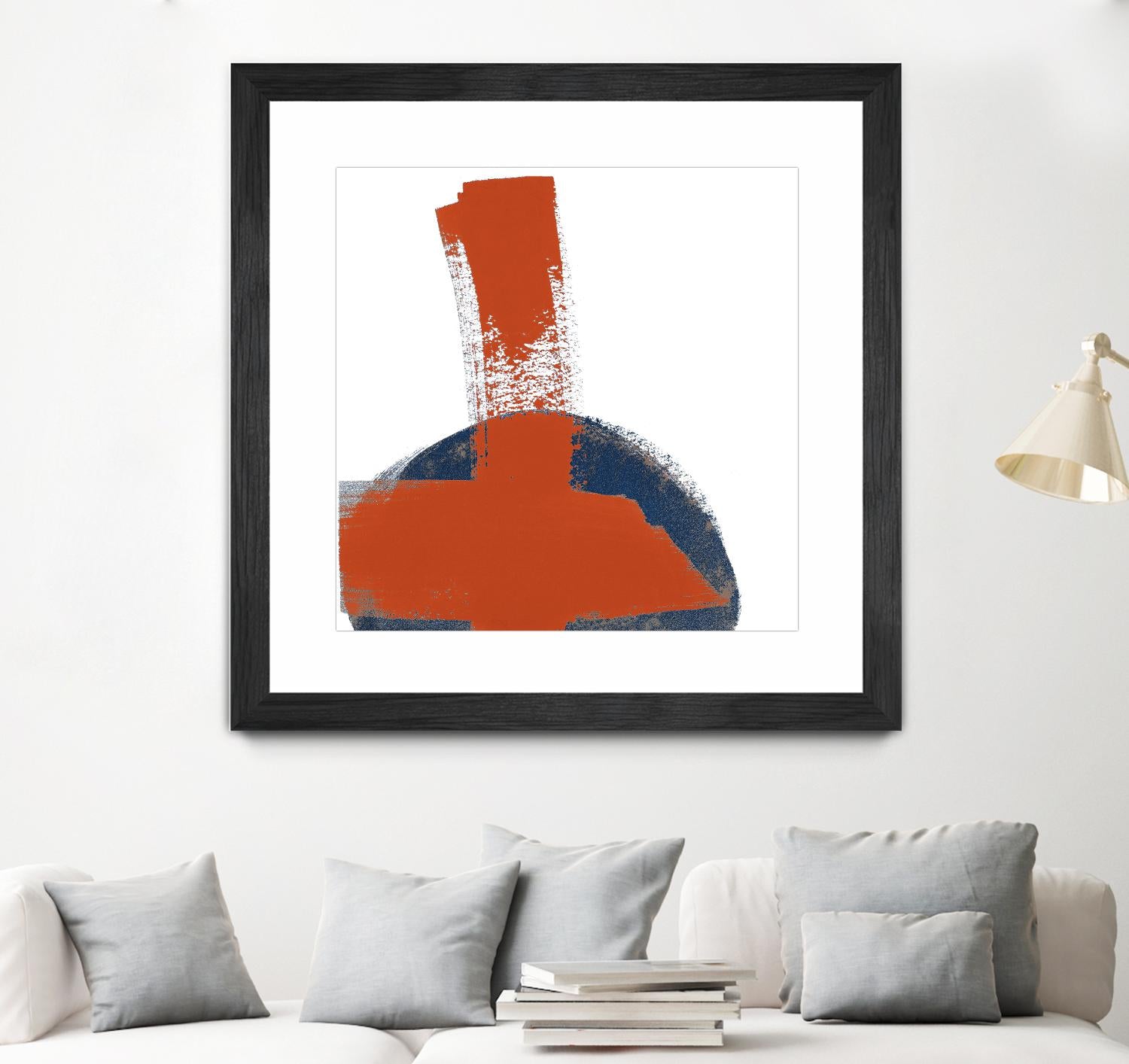 Red Moon Abstract II by Patricia Pinto on GIANT ART - red abstract