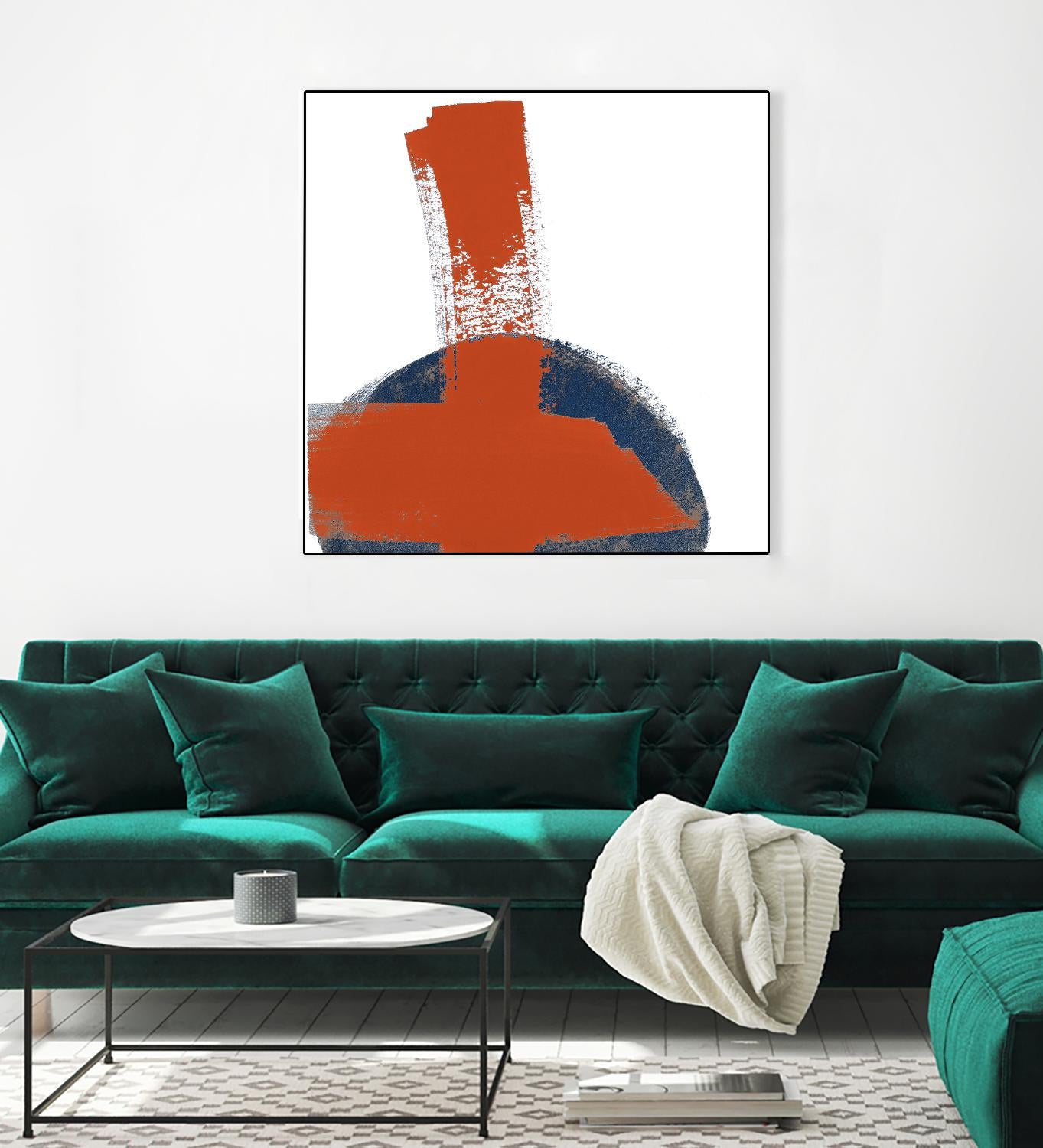 Red Moon Abstract II by Patricia Pinto on GIANT ART - red abstract