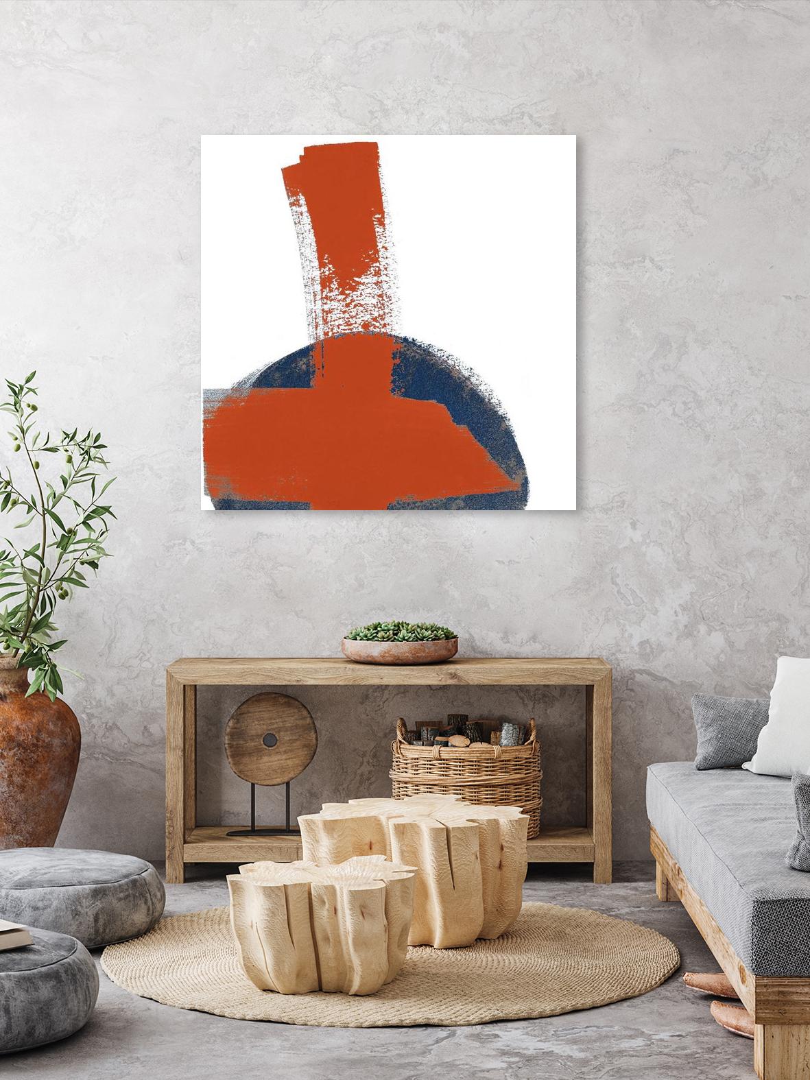 Red Moon Abstract II by Patricia Pinto on GIANT ART - red abstract