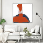 Red Moon Abstract II by Patricia Pinto on GIANT ART - red abstract