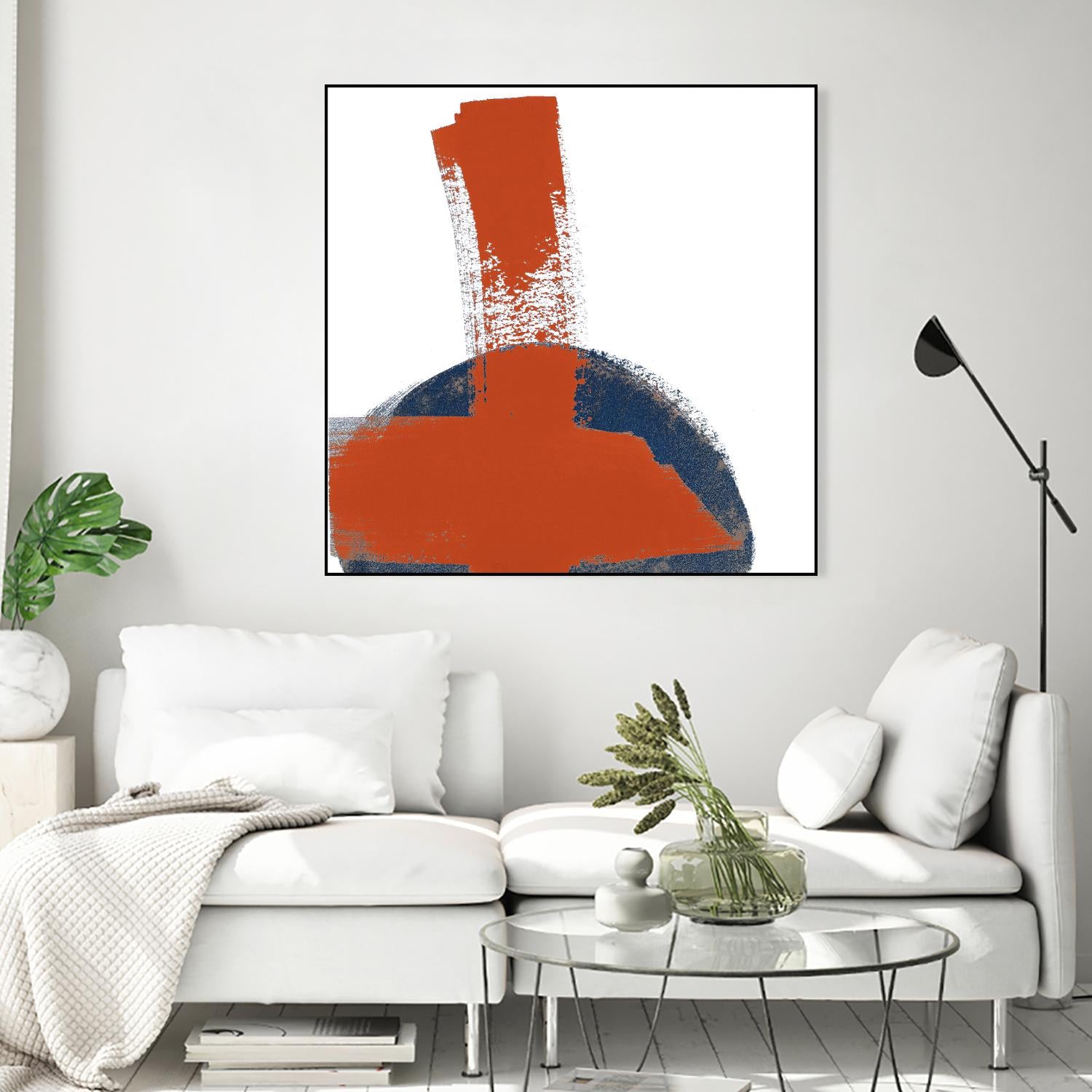 Red Moon Abstract II by Patricia Pinto on GIANT ART - red abstract