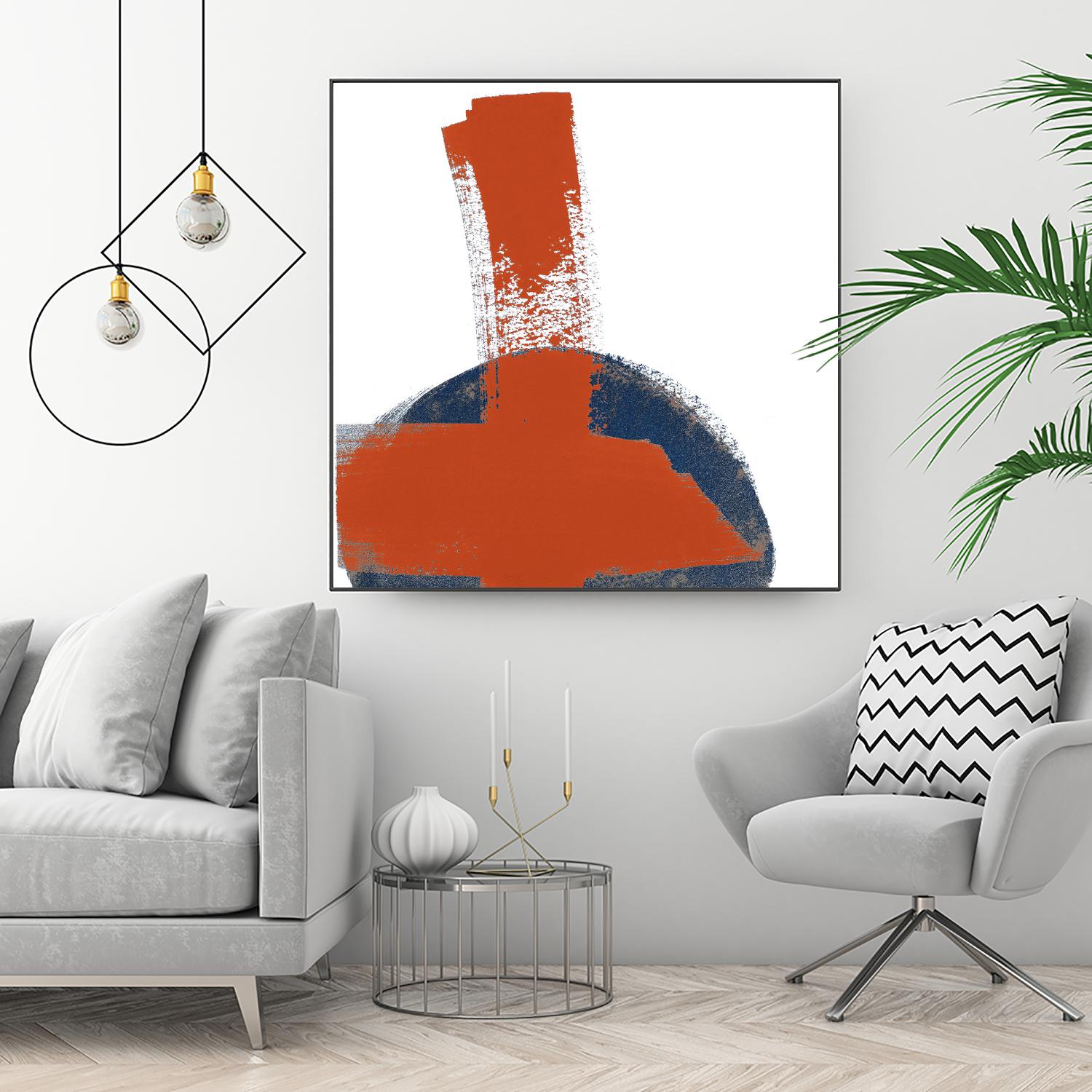 Red Moon Abstract II by Patricia Pinto on GIANT ART - red abstract