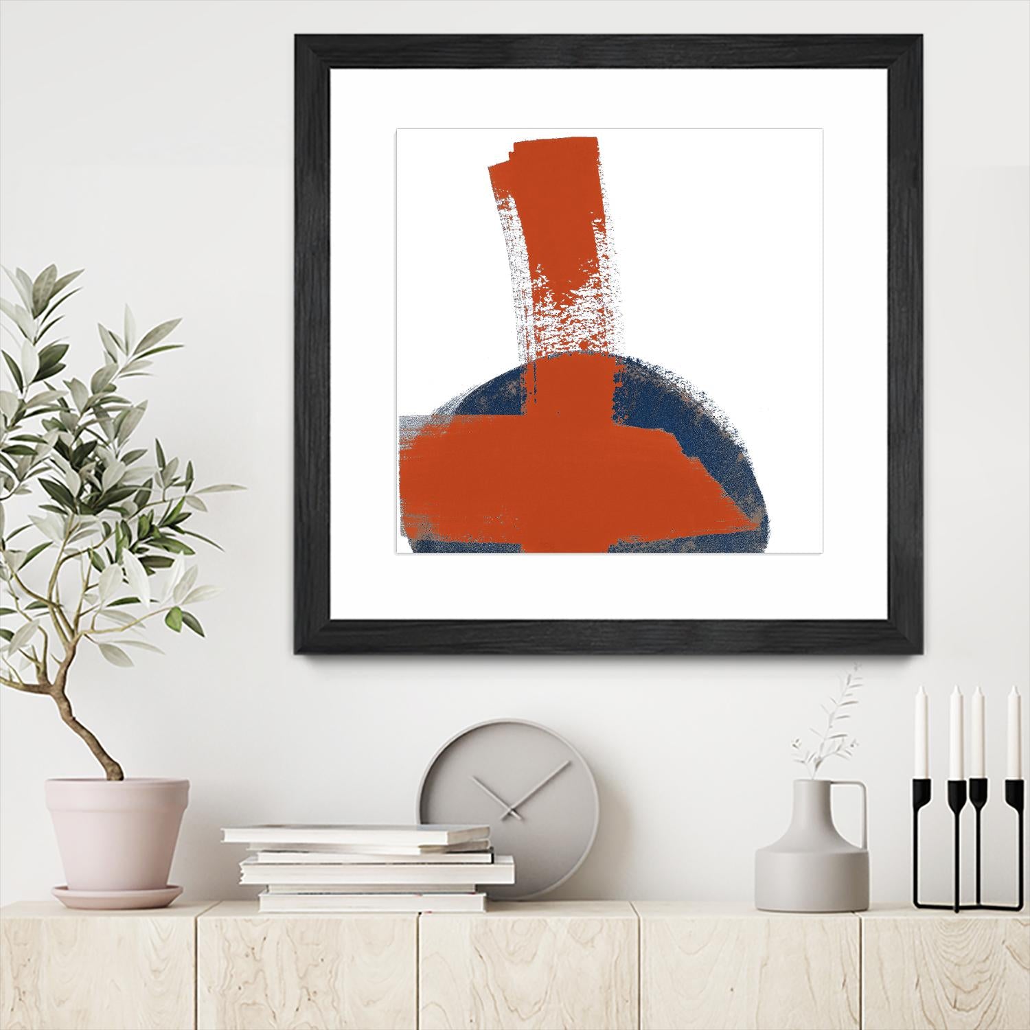 Red Moon Abstract II by Patricia Pinto on GIANT ART - red abstract