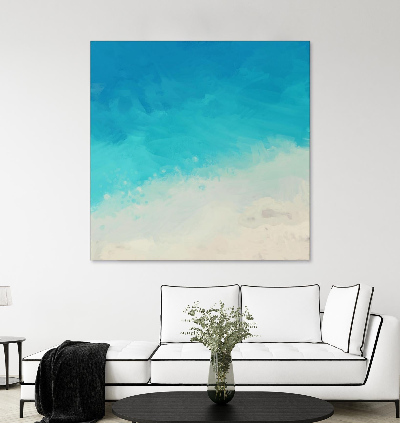 Ocean Blue Sea II by Dan Meneely on GIANT ART - abstract coastal