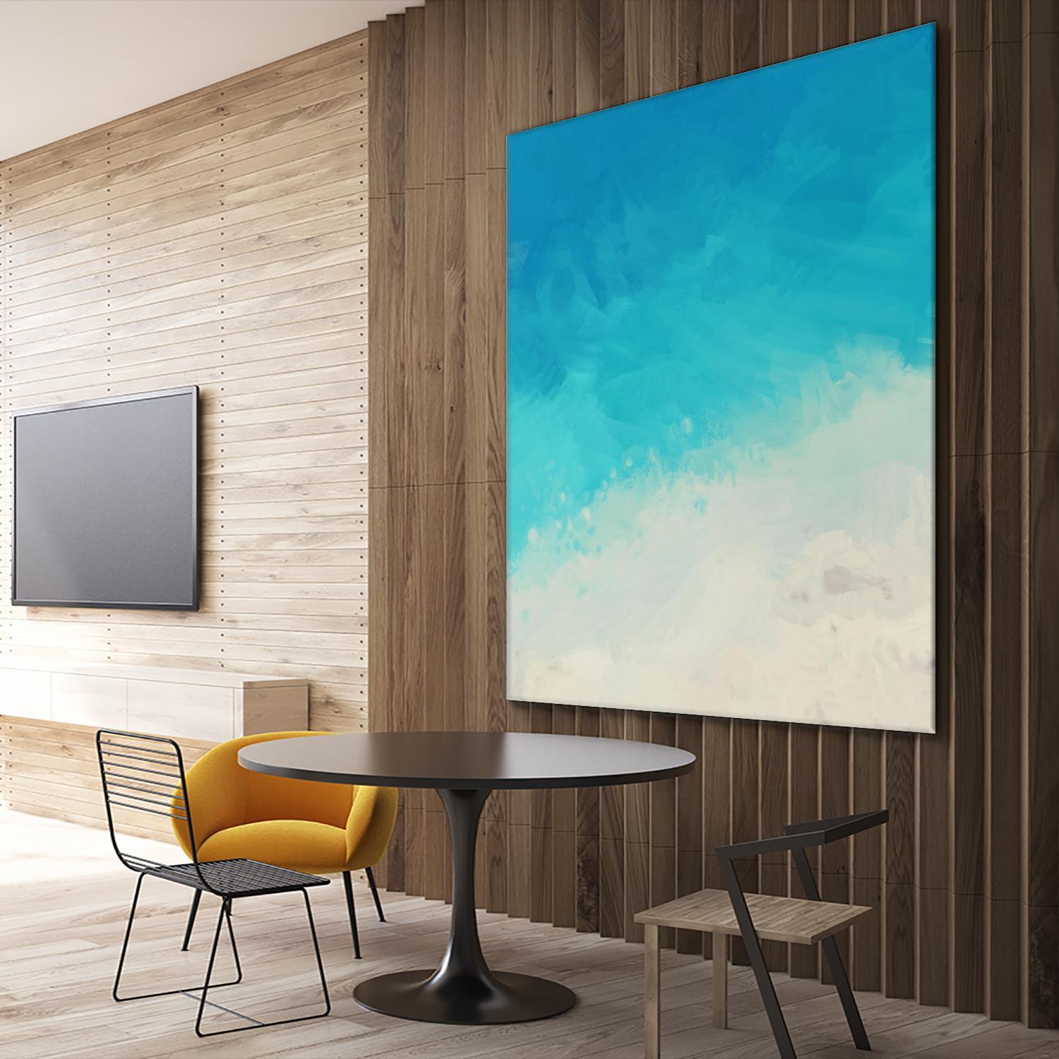 Ocean Blue Sea II by Dan Meneely on GIANT ART - abstract coastal