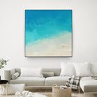 Ocean Blue Sea II by Dan Meneely on GIANT ART - abstract coastal