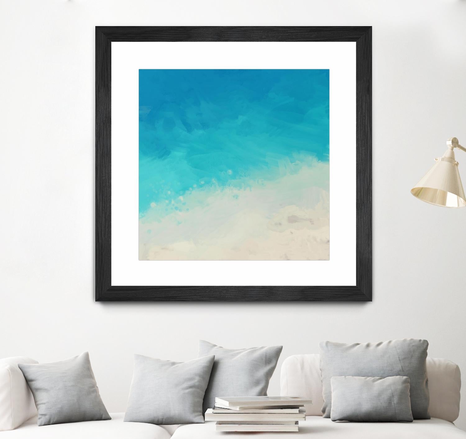Ocean Blue Sea II by Dan Meneely on GIANT ART - abstract coastal