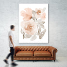 Peach Tranquil Florals I by Lanie Loreth on GIANT ART - peach floral