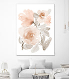 Peach Tranquil Florals I by Lanie Loreth on GIANT ART - peach floral