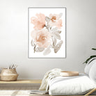 Peach Tranquil Florals I by Lanie Loreth on GIANT ART - peach floral