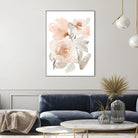 Peach Tranquil Florals I by Lanie Loreth on GIANT ART - peach floral