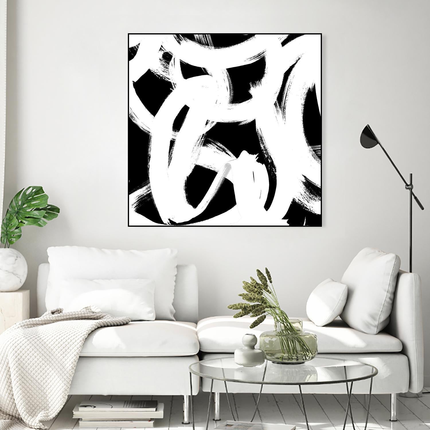 White Trails I by Emily Navas on GIANT ART - abstract