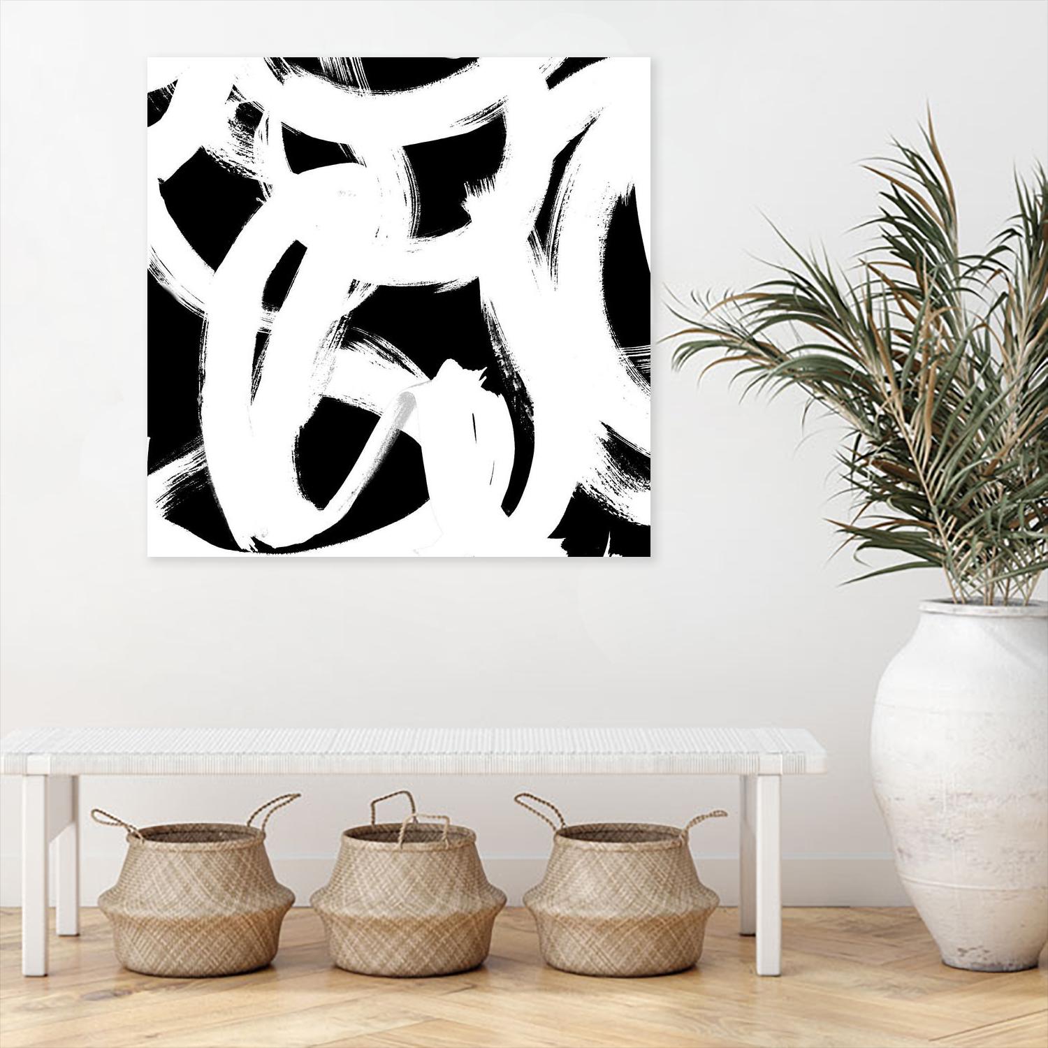 White Trails I by Emily Navas on GIANT ART - abstract