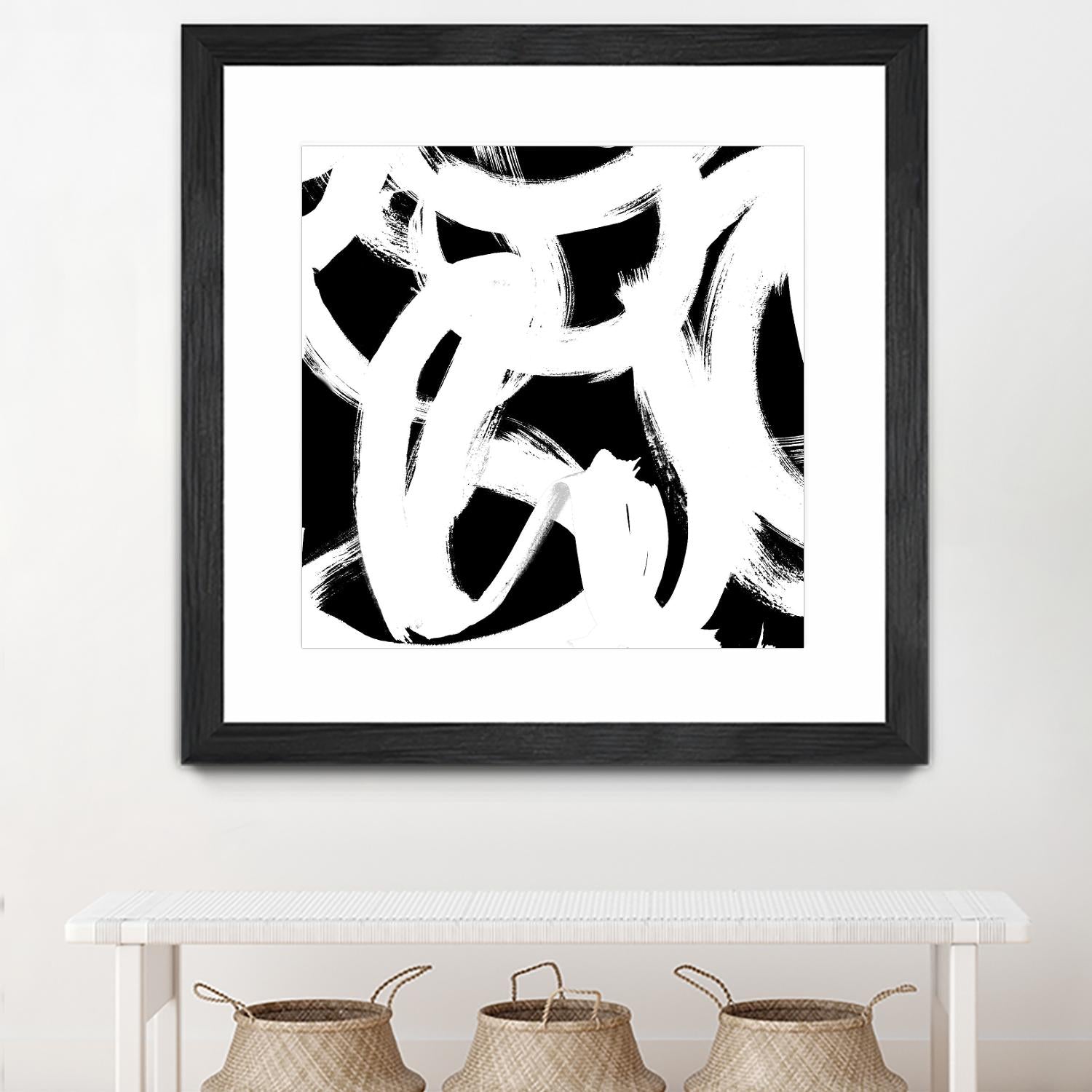 White Trails I by Emily Navas on GIANT ART - abstract