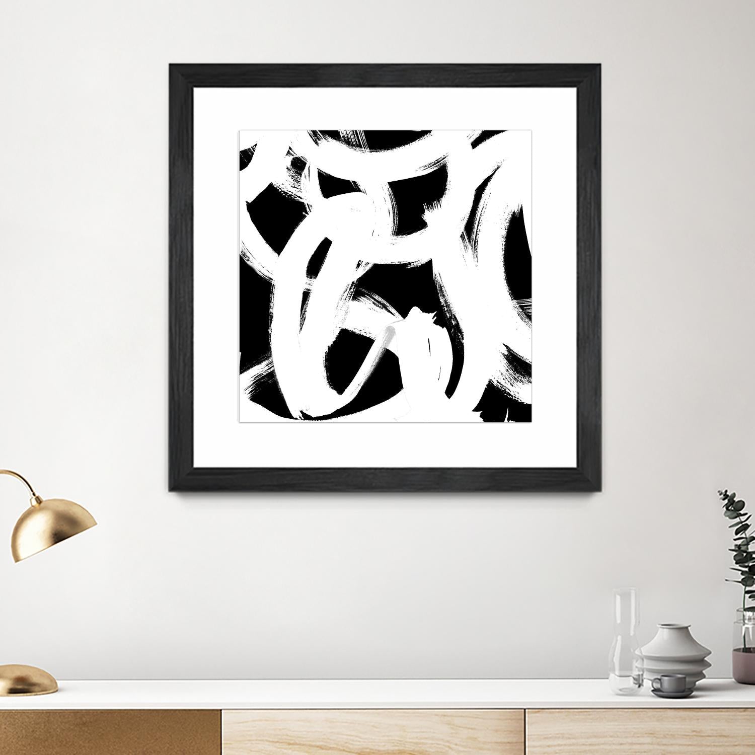 White Trails I by Emily Navas on GIANT ART - abstract