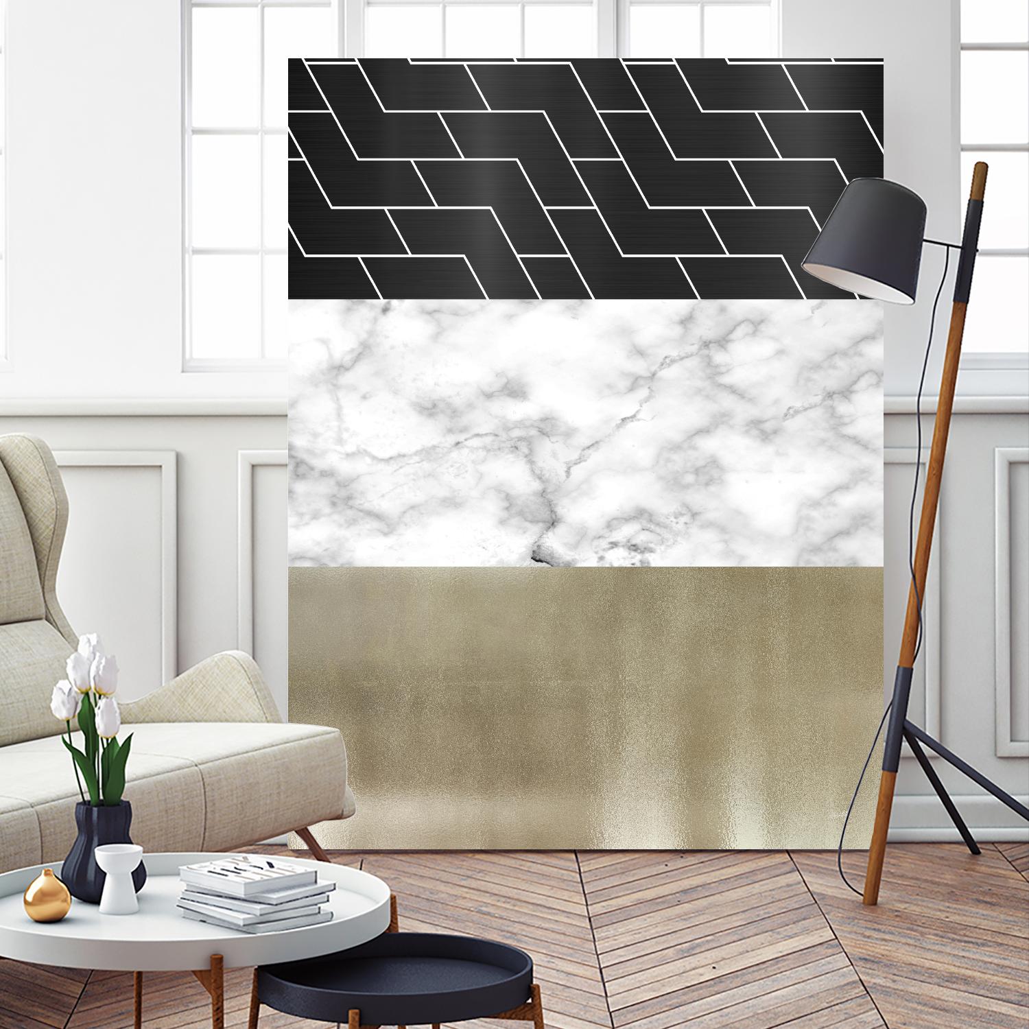 Many Layers I by Elizabeth Medley on GIANT ART - black abstract