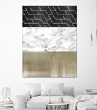 Many Layers I by Elizabeth Medley on GIANT ART - black abstract