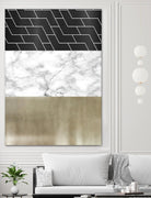 Many Layers I by Elizabeth Medley on GIANT ART - black abstract