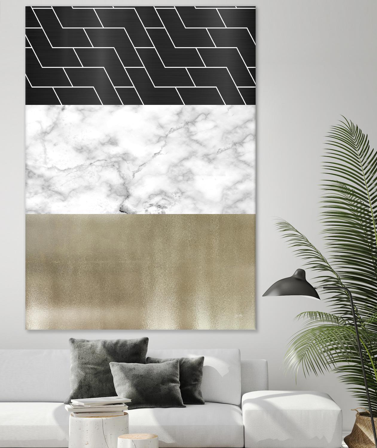 Many Layers I by Elizabeth Medley on GIANT ART - black abstract