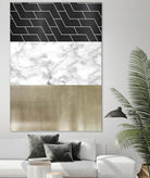 Many Layers I by Elizabeth Medley on GIANT ART - black abstract