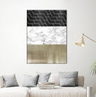 Many Layers I by Elizabeth Medley on GIANT ART - black abstract