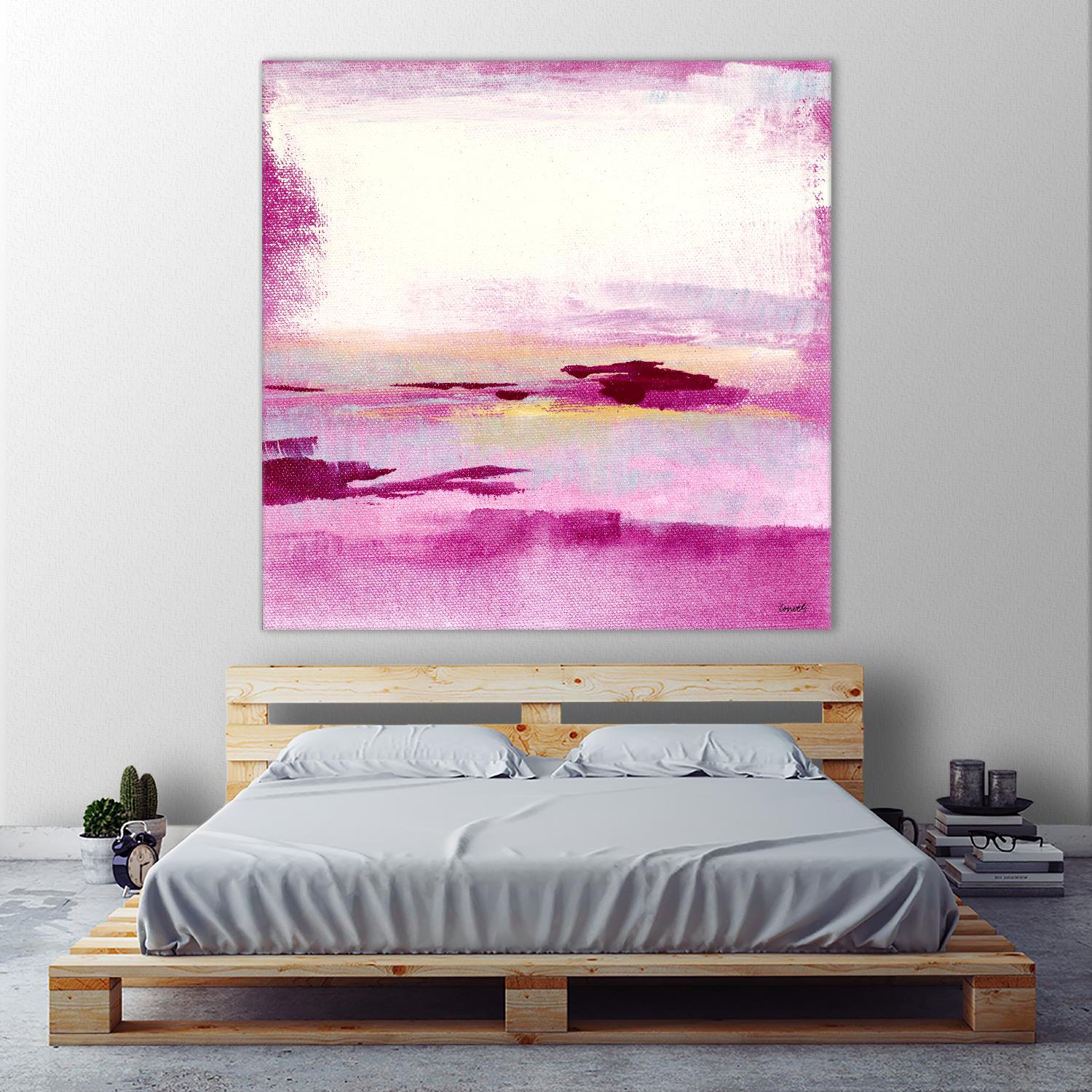 Dawn to Dusk by Lanie Loreth on GIANT ART - pink abstract