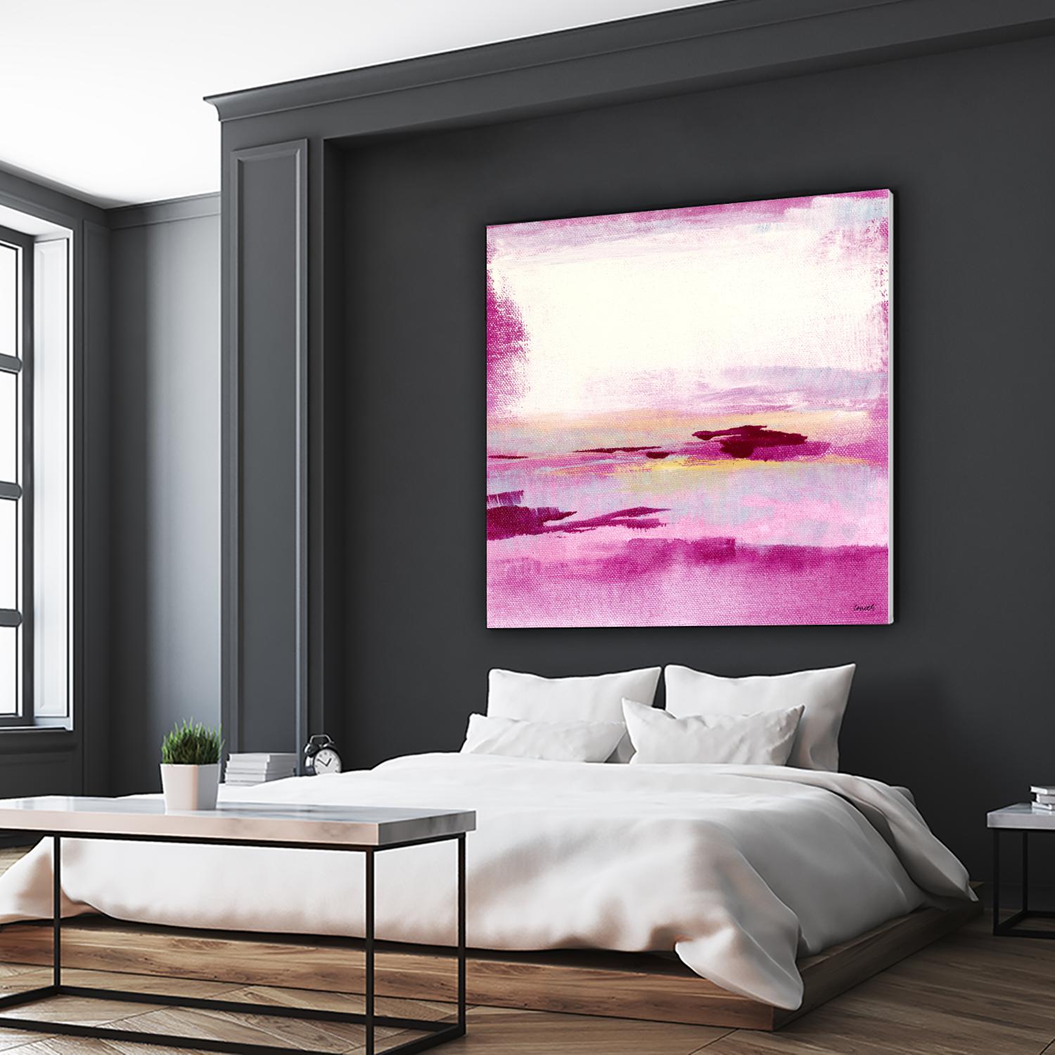 Dawn to Dusk by Lanie Loreth on GIANT ART - pink abstract