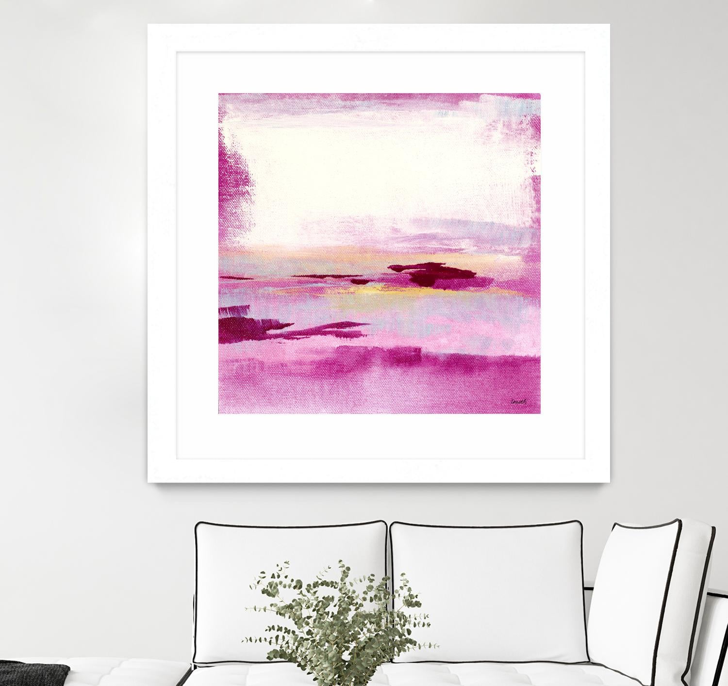 Dawn to Dusk by Lanie Loreth on GIANT ART - pink abstract