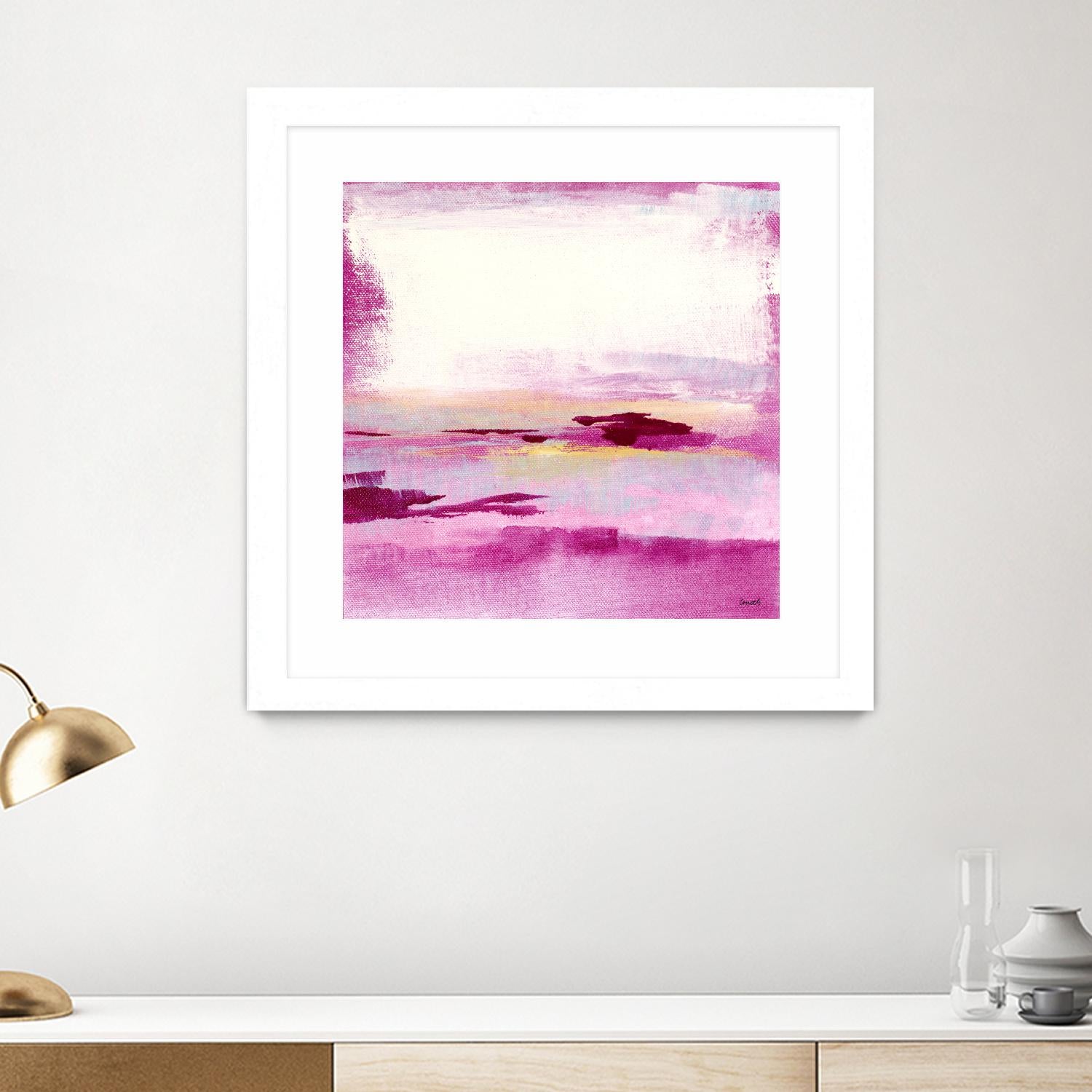 Dawn to Dusk by Lanie Loreth on GIANT ART - pink abstract