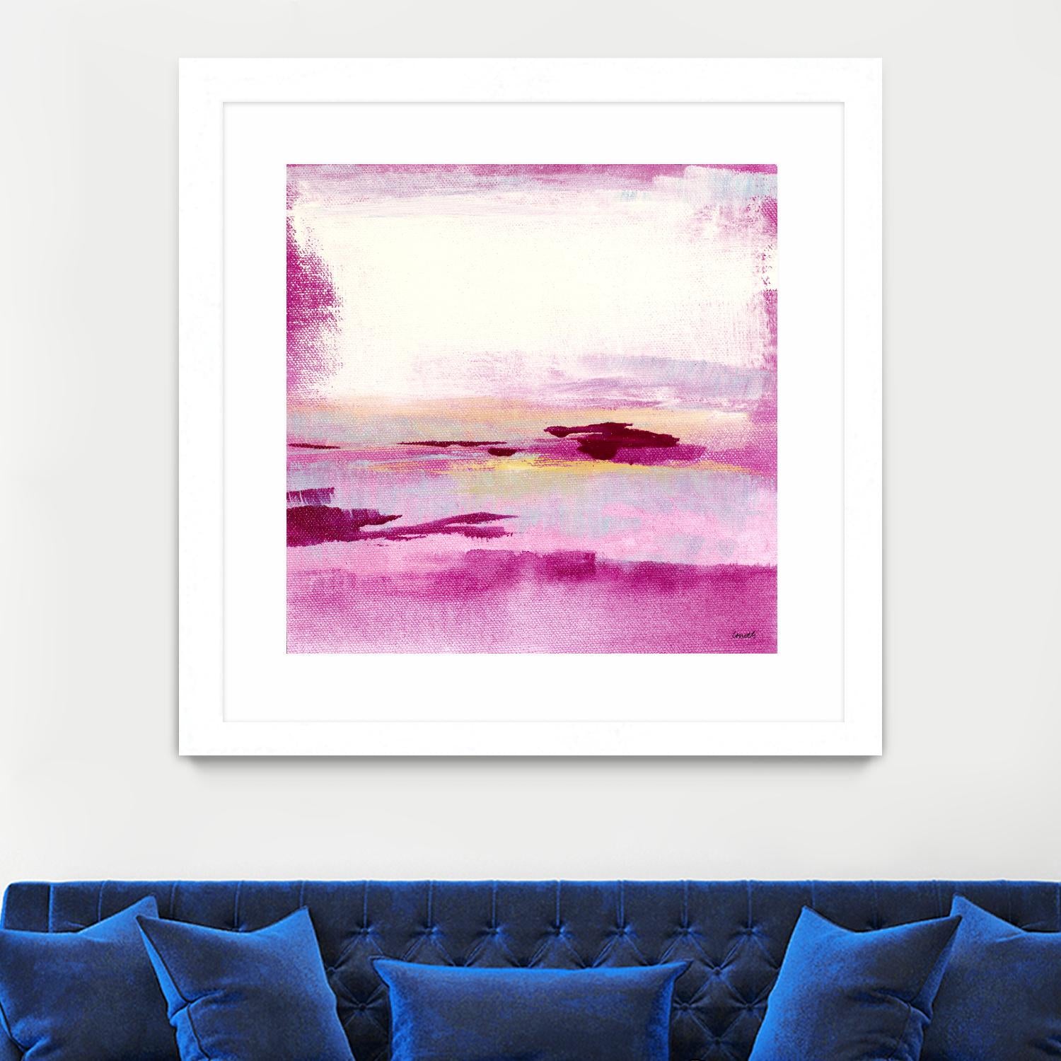 Dawn to Dusk by Lanie Loreth on GIANT ART - pink abstract
