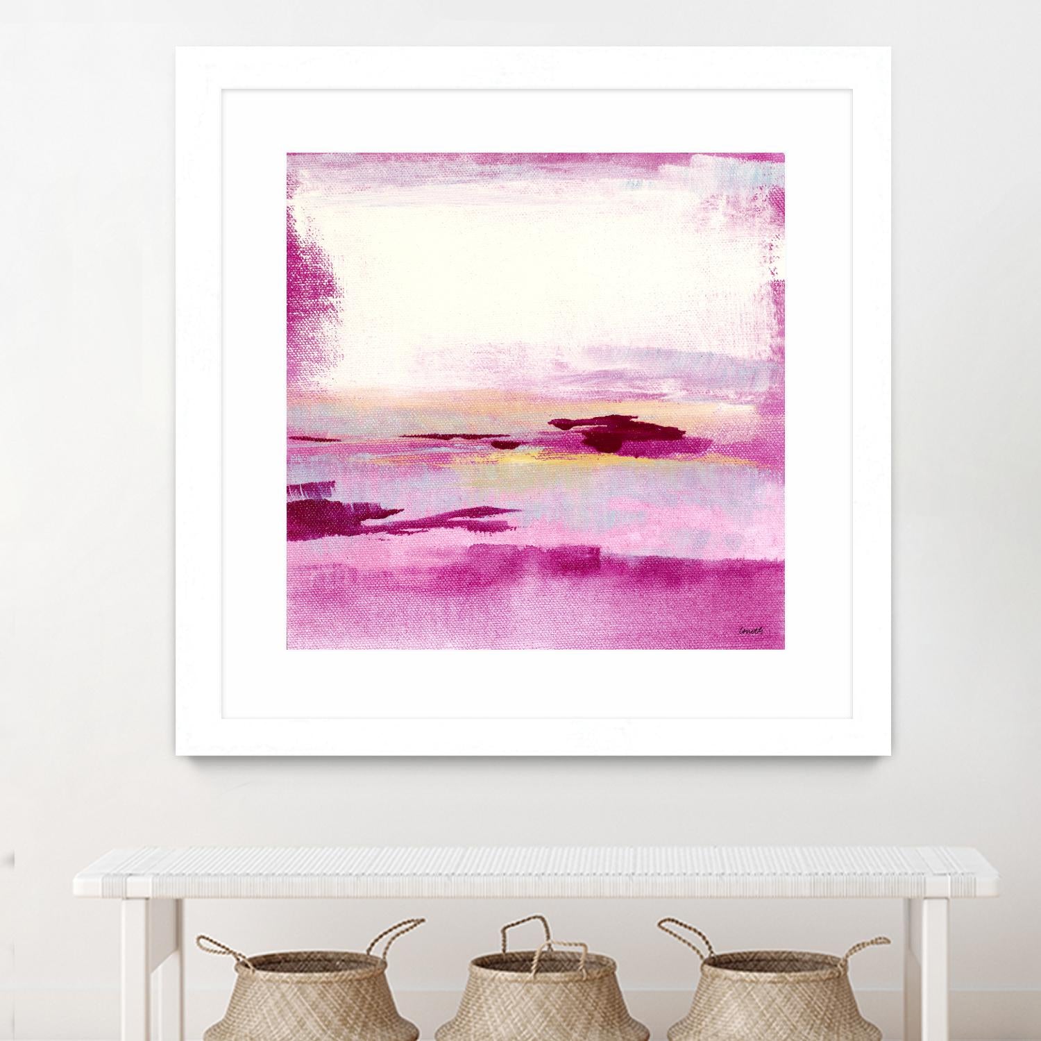 Dawn to Dusk by Lanie Loreth on GIANT ART - pink abstract