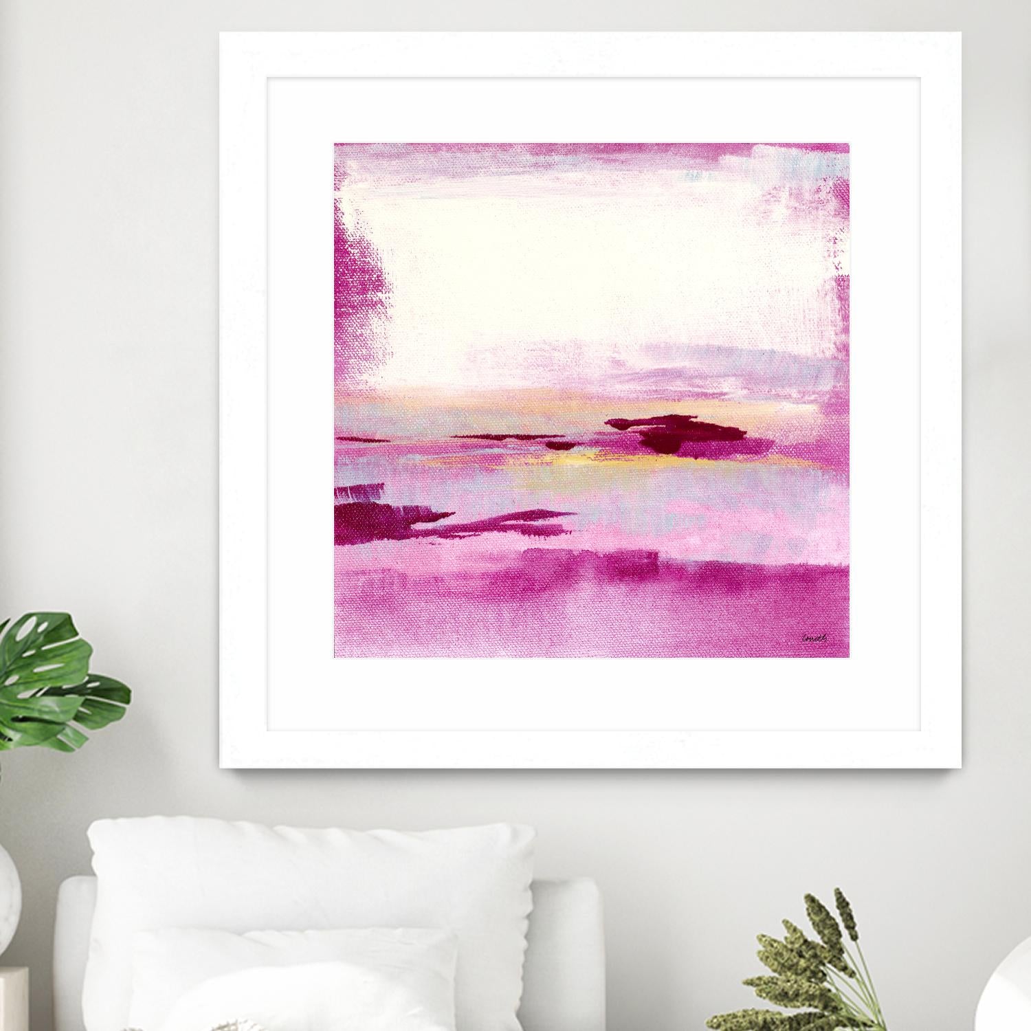 Dawn to Dusk by Lanie Loreth on GIANT ART - pink abstract
