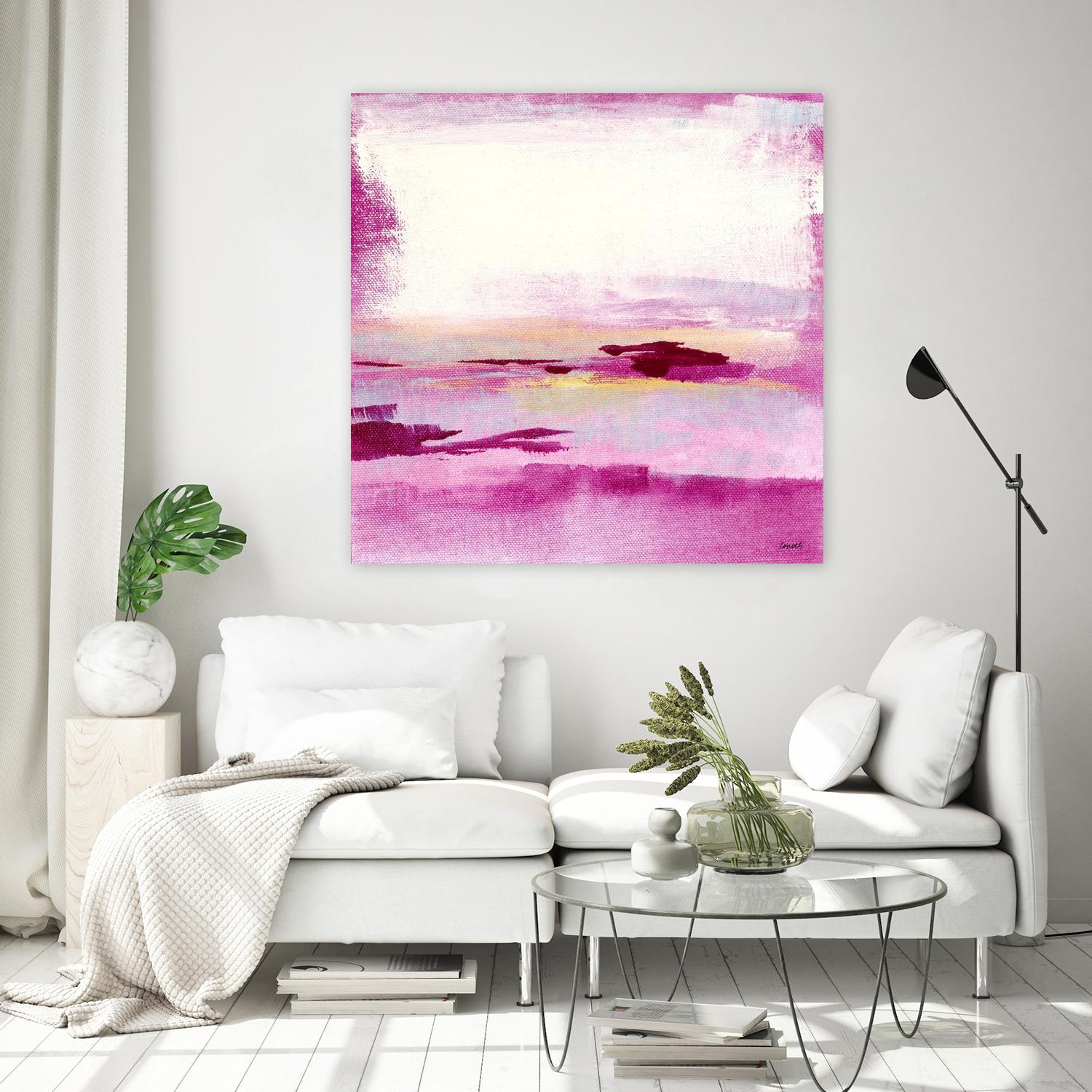 Dawn to Dusk by Lanie Loreth on GIANT ART - pink abstract