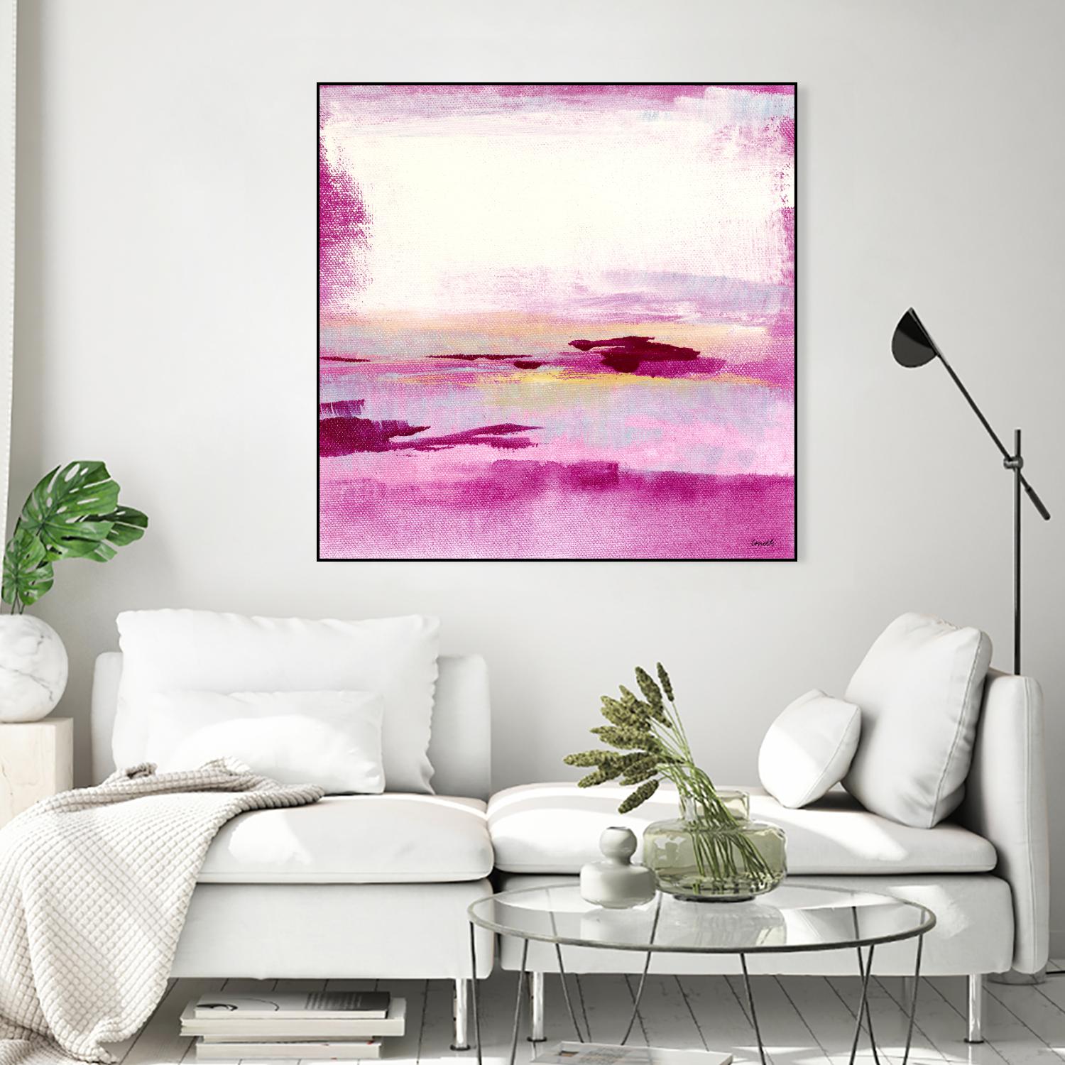 Dawn to Dusk by Lanie Loreth on GIANT ART - pink abstract